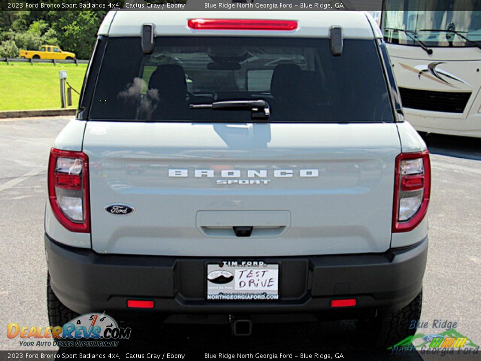 2023 Ford Bronco Sport Badlands 4x4 Cactus Gray / Ebony Photo #4