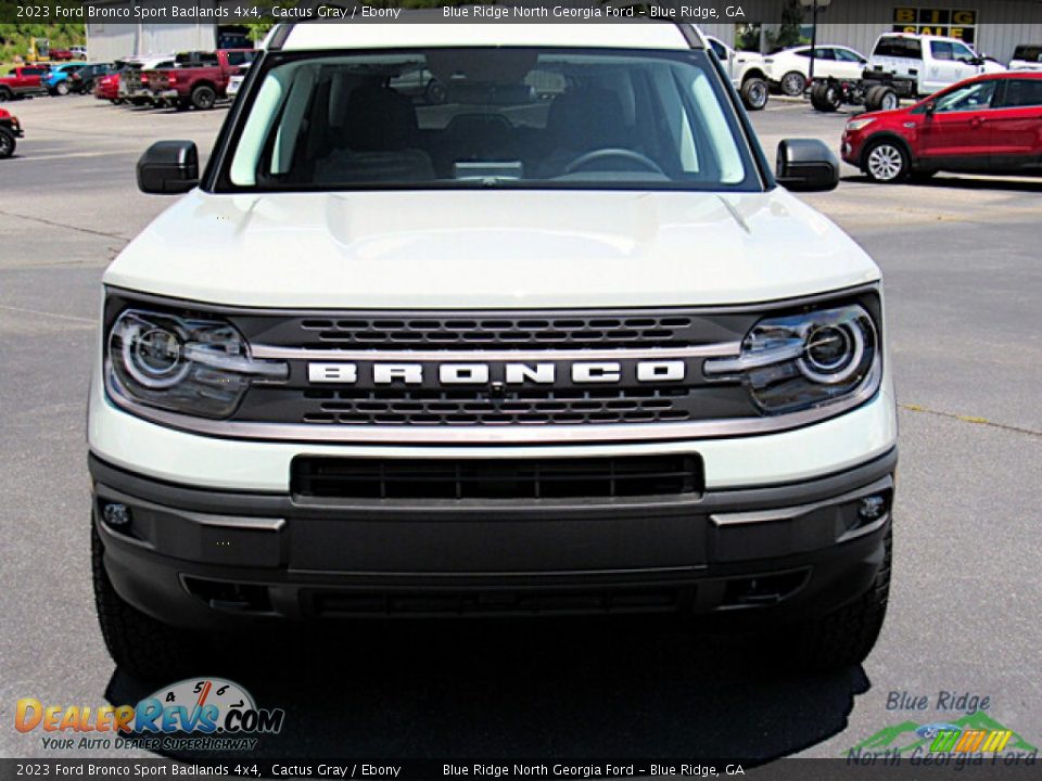 2023 Ford Bronco Sport Badlands 4x4 Cactus Gray / Ebony Photo #8