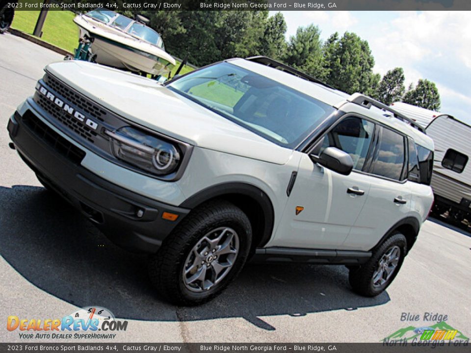 2023 Ford Bronco Sport Badlands 4x4 Cactus Gray / Ebony Photo #26