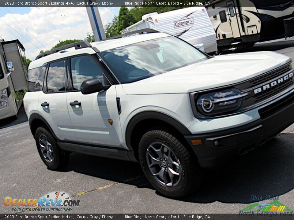 2023 Ford Bronco Sport Badlands 4x4 Cactus Gray / Ebony Photo #27