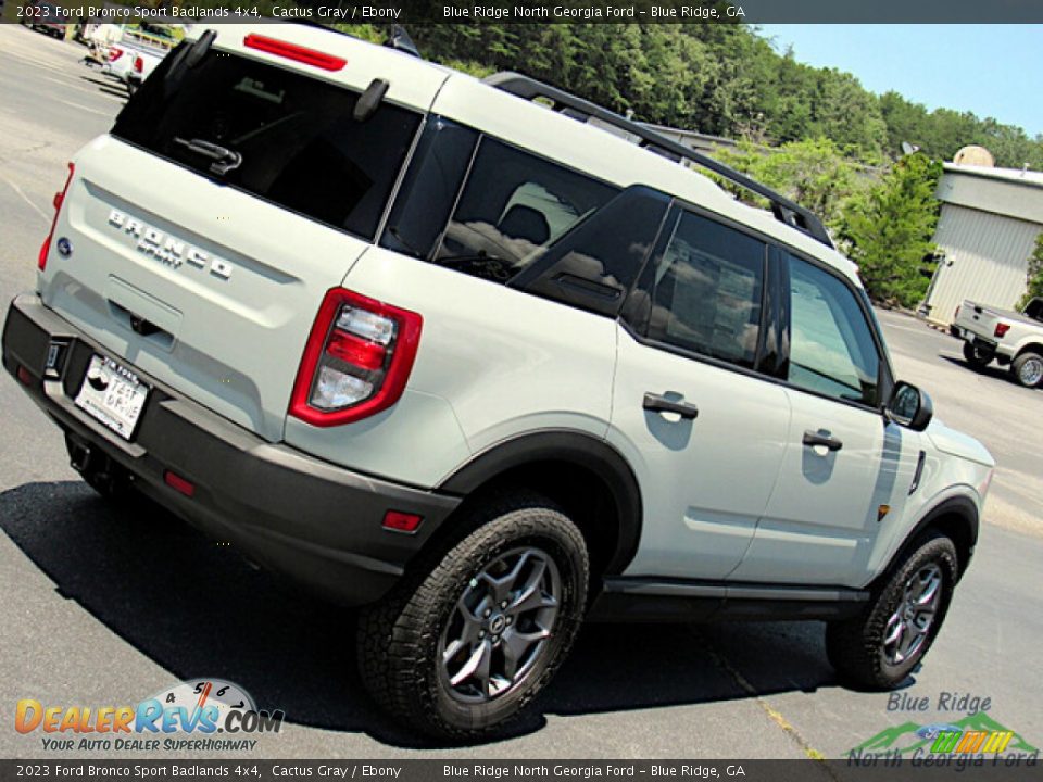 2023 Ford Bronco Sport Badlands 4x4 Cactus Gray / Ebony Photo #28