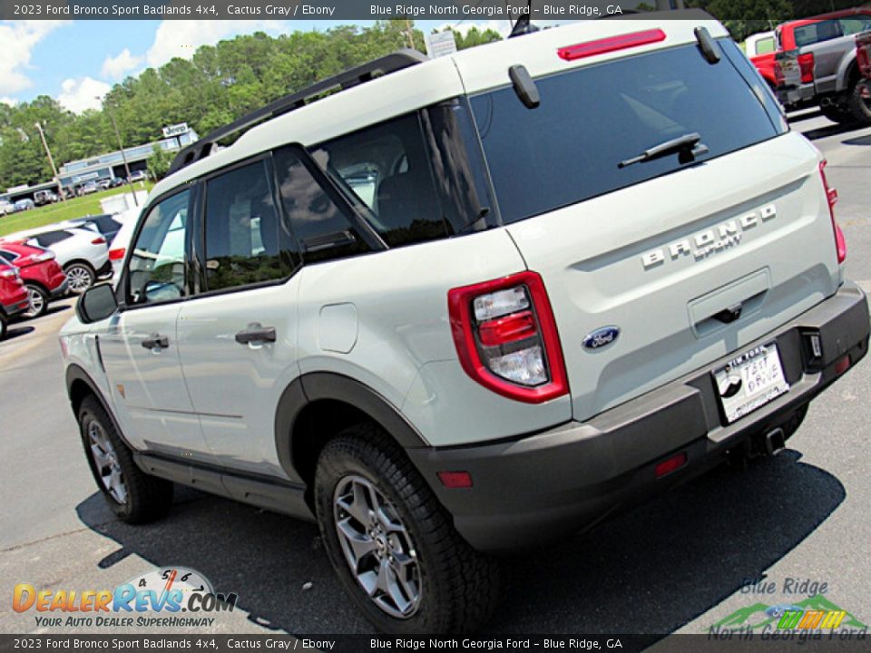 2023 Ford Bronco Sport Badlands 4x4 Cactus Gray / Ebony Photo #29