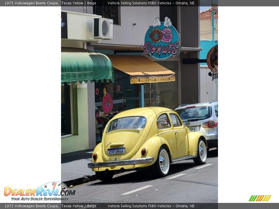 Texas Yellow 1973 Volkswagen Beetle Coupe Photo #4