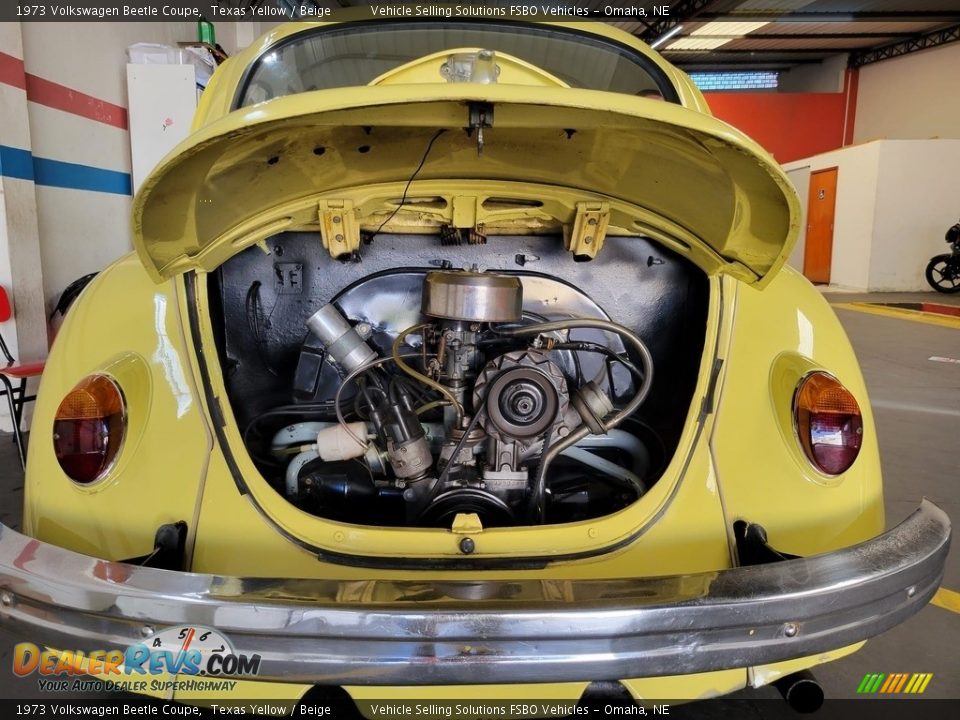 1973 Volkswagen Beetle Coupe 1.3 Liter OHV Air-Cooled Flat 4 Cylinder Engine Photo #6