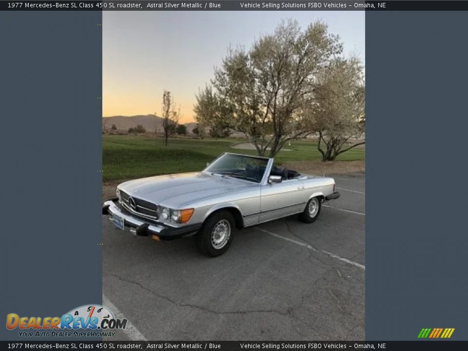 Astral Silver Metallic 1977 Mercedes-Benz SL Class 450 SL roadster Photo #1