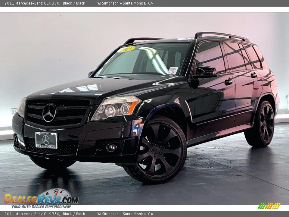 2011 Mercedes-Benz GLK 350 Black / Black Photo #11