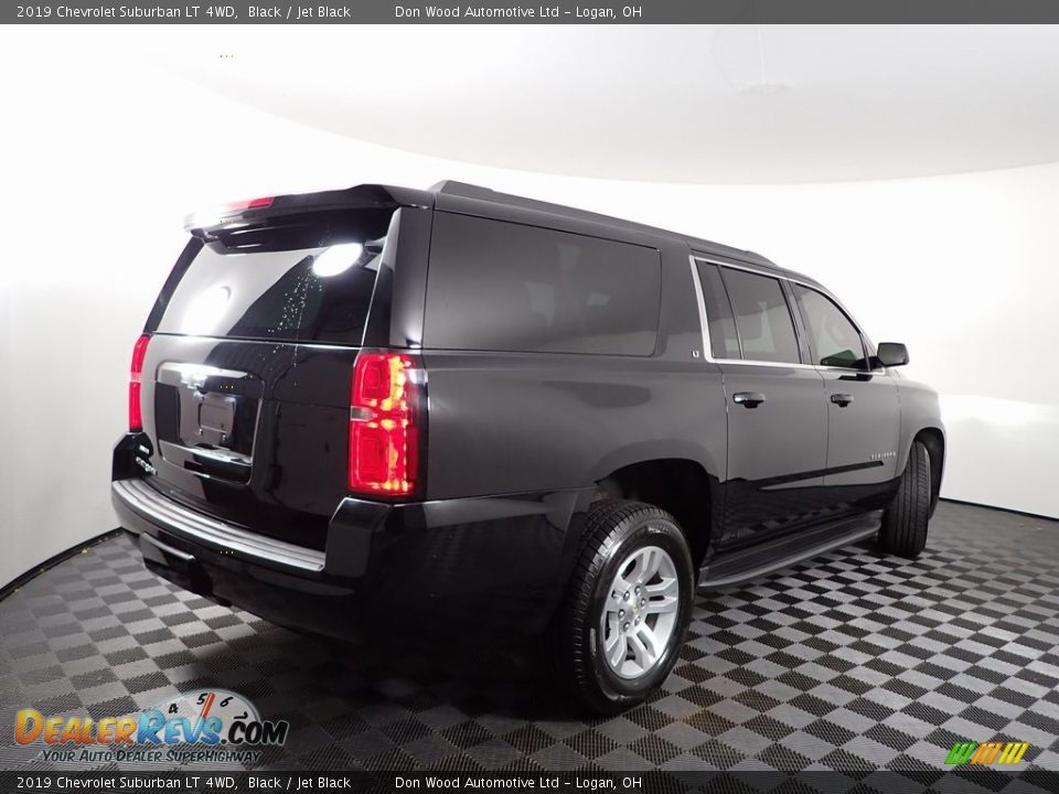 2019 Chevrolet Suburban LT 4WD Black / Jet Black Photo #12