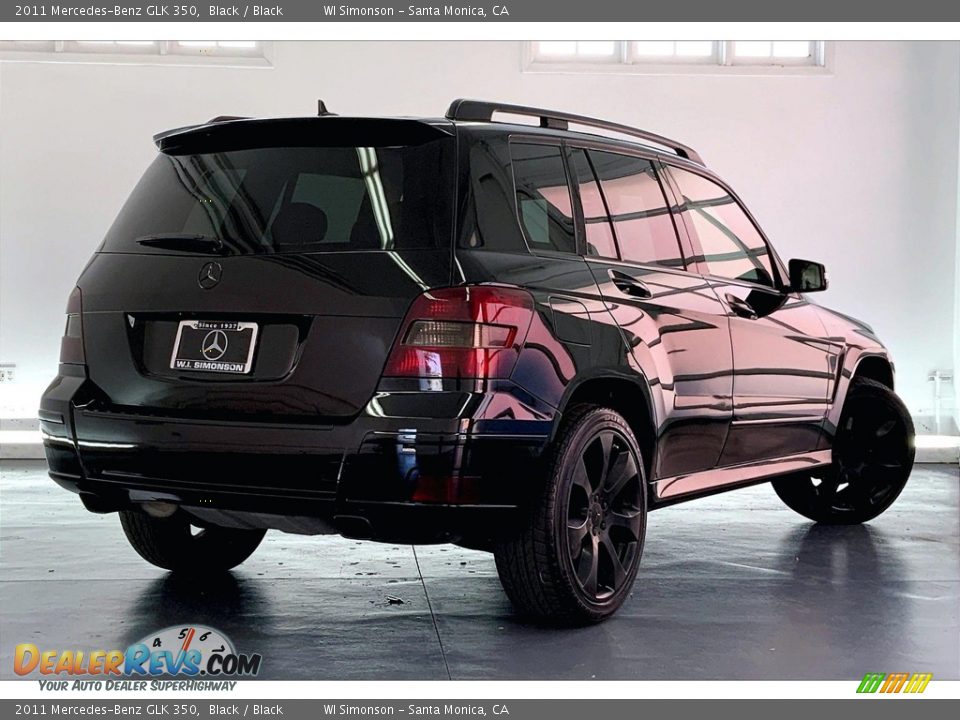 2011 Mercedes-Benz GLK 350 Black / Black Photo #12