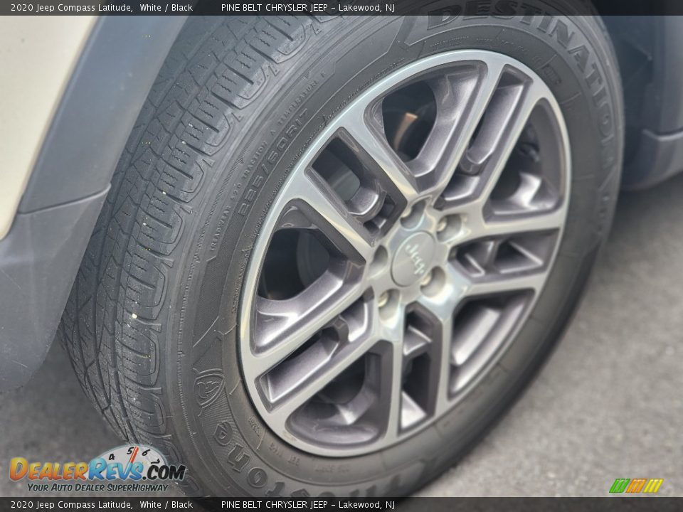 2020 Jeep Compass Latitude White / Black Photo #6