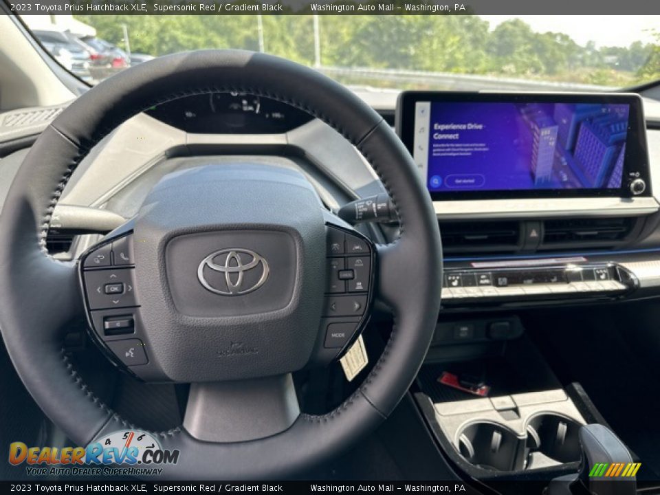 2023 Toyota Prius Hatchback XLE Steering Wheel Photo #10
