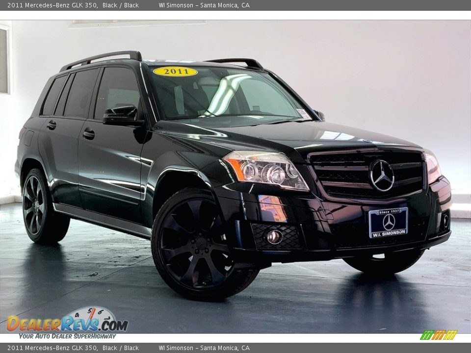 2011 Mercedes-Benz GLK 350 Black / Black Photo #33