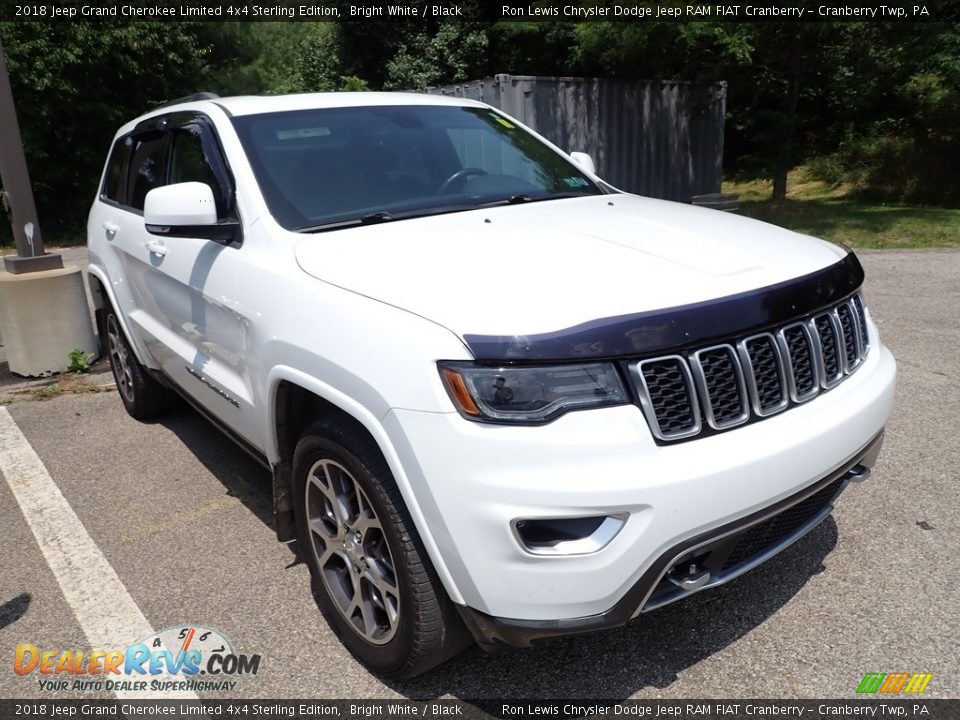 2018 Jeep Grand Cherokee Limited 4x4 Sterling Edition Bright White / Black Photo #3
