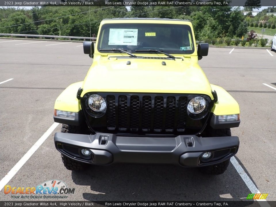 2023 Jeep Gladiator Willys 4x4 High Velocity / Black Photo #8