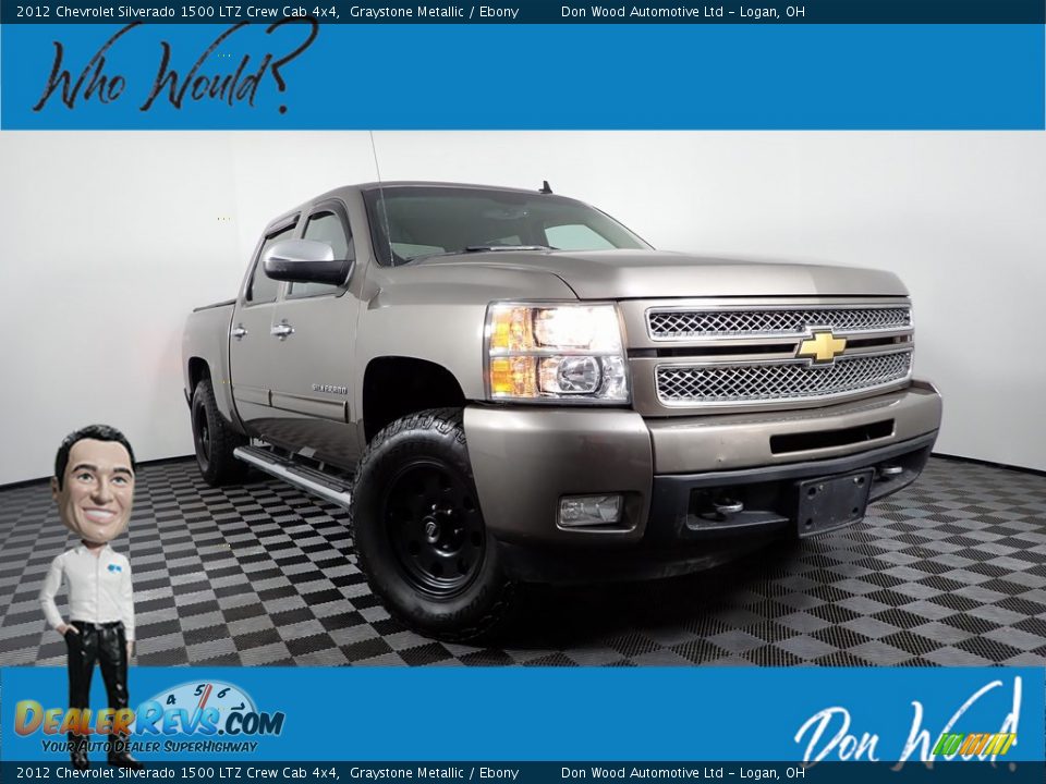 2012 Chevrolet Silverado 1500 LTZ Crew Cab 4x4 Graystone Metallic / Ebony Photo #1