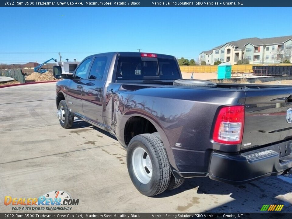 2022 Ram 3500 Tradesman Crew Cab 4x4 Maximum Steel Metallic / Black Photo #11