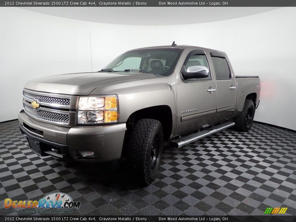 Front 3/4 View of 2012 Chevrolet Silverado 1500 LTZ Crew Cab 4x4 Photo #5