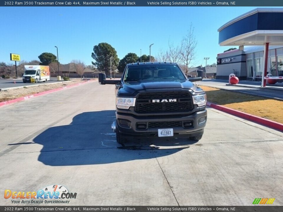 2022 Ram 3500 Tradesman Crew Cab 4x4 Maximum Steel Metallic / Black Photo #12