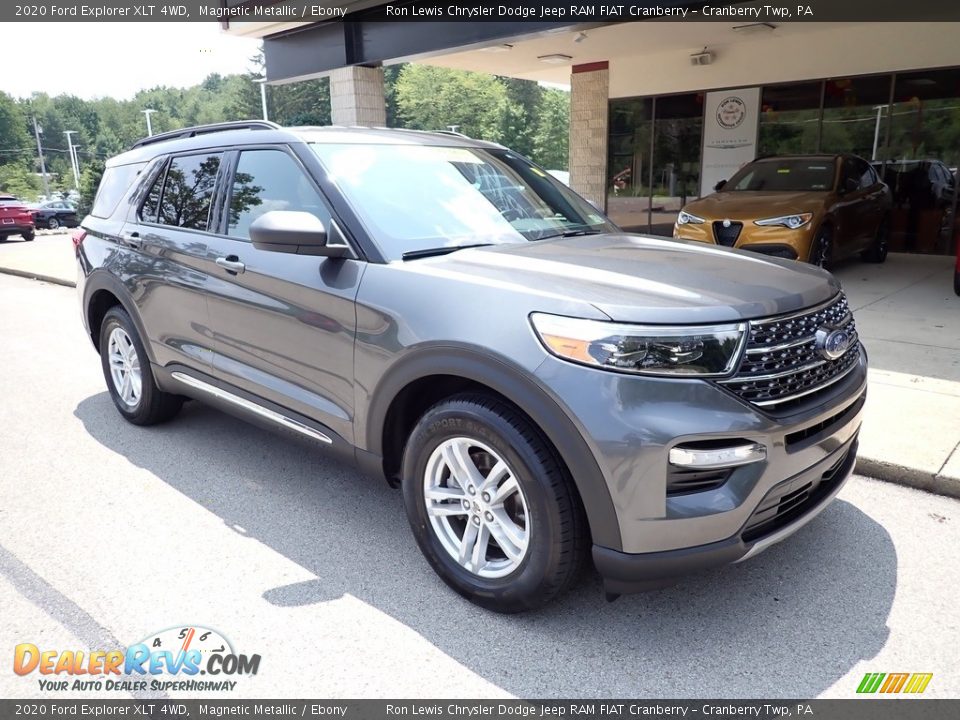 2020 Ford Explorer XLT 4WD Magnetic Metallic / Ebony Photo #2