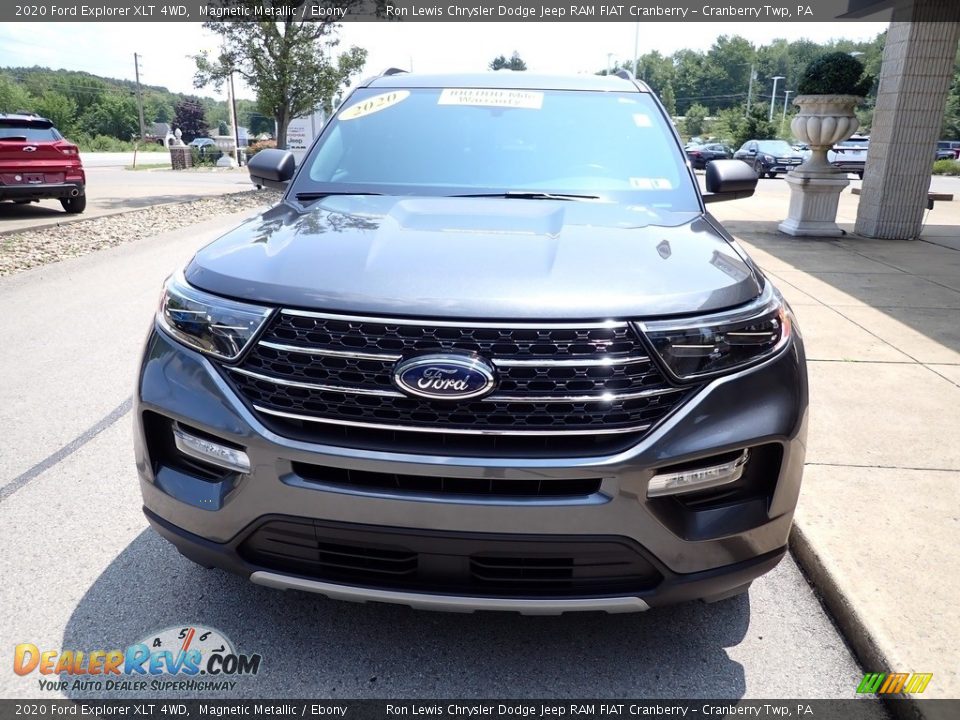 2020 Ford Explorer XLT 4WD Magnetic Metallic / Ebony Photo #3