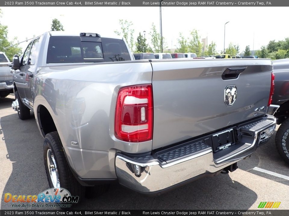 2023 Ram 3500 Tradesman Crew Cab 4x4 Billet Silver Metallic / Black Photo #4