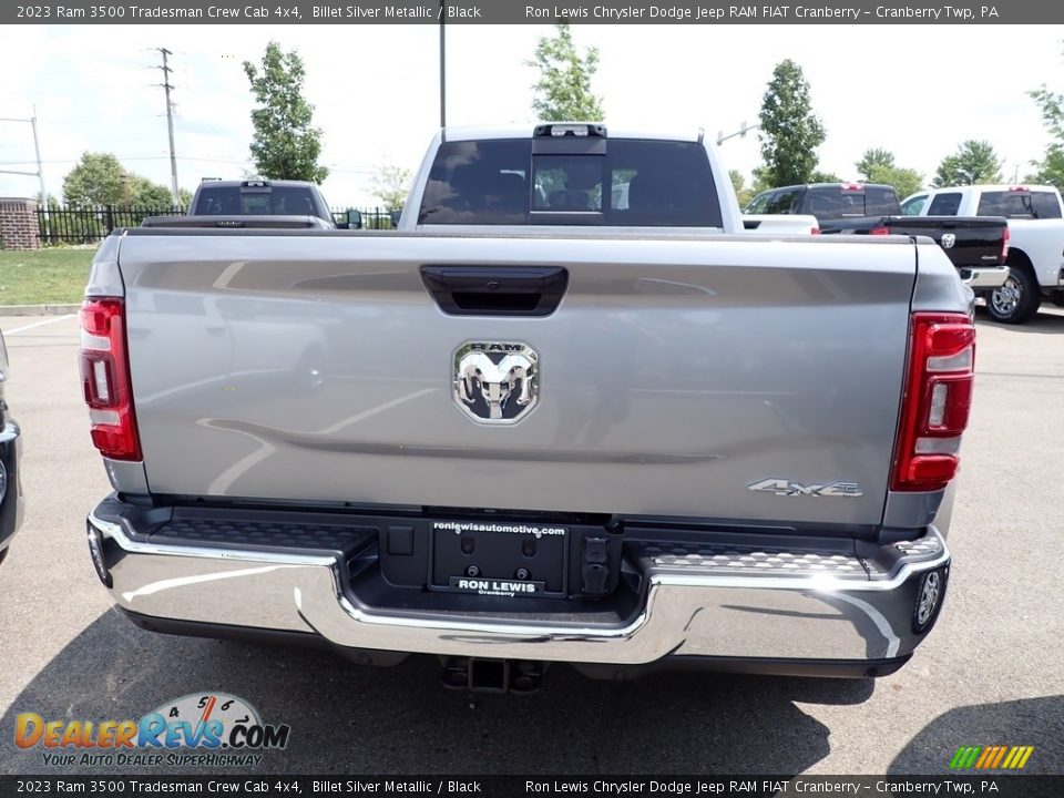 2023 Ram 3500 Tradesman Crew Cab 4x4 Billet Silver Metallic / Black Photo #5