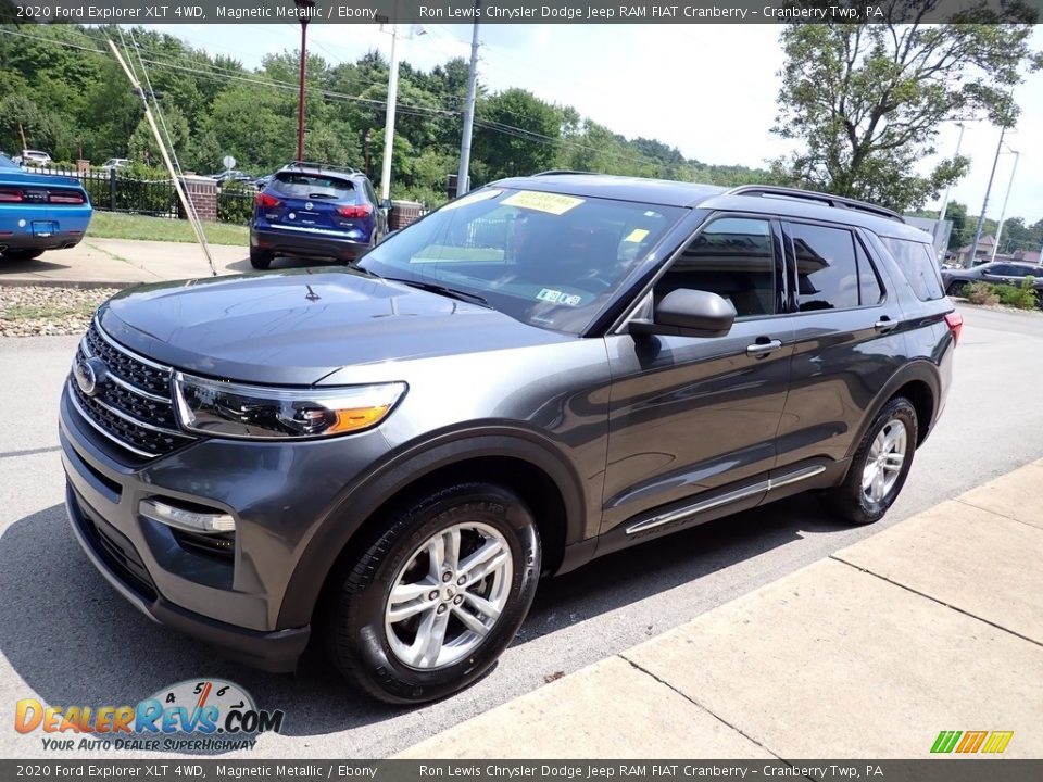 2020 Ford Explorer XLT 4WD Magnetic Metallic / Ebony Photo #4