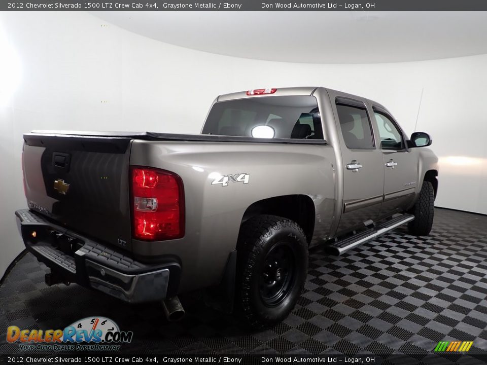 2012 Chevrolet Silverado 1500 LTZ Crew Cab 4x4 Graystone Metallic / Ebony Photo #9