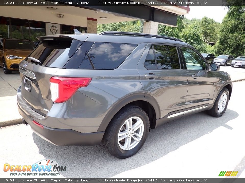 2020 Ford Explorer XLT 4WD Magnetic Metallic / Ebony Photo #8