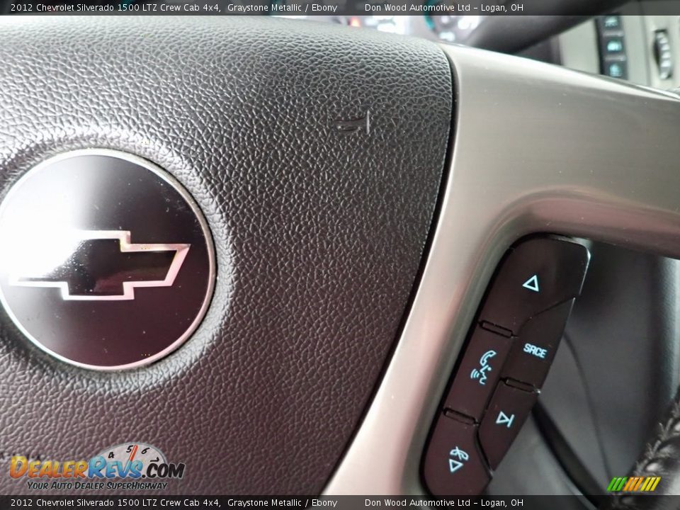 2012 Chevrolet Silverado 1500 LTZ Crew Cab 4x4 Graystone Metallic / Ebony Photo #16