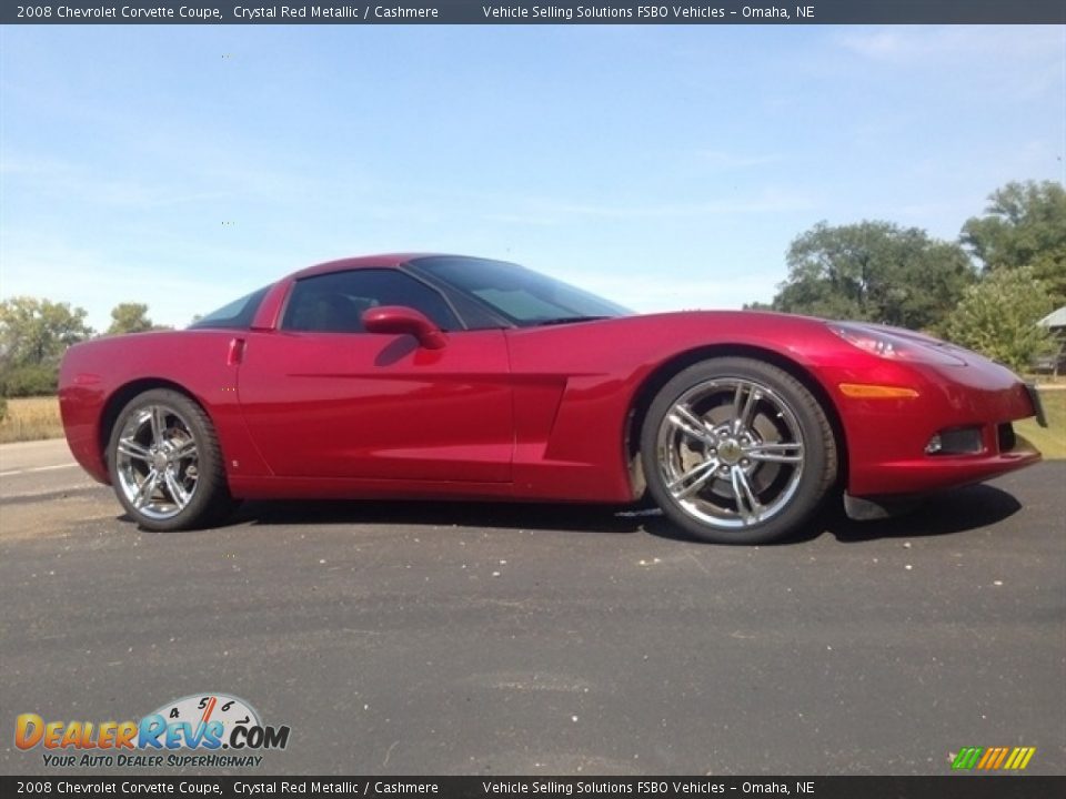 2008 Chevrolet Corvette Coupe Crystal Red Metallic / Cashmere Photo #1