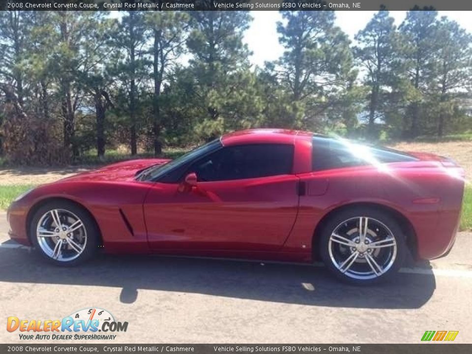 2008 Chevrolet Corvette Coupe Crystal Red Metallic / Cashmere Photo #3