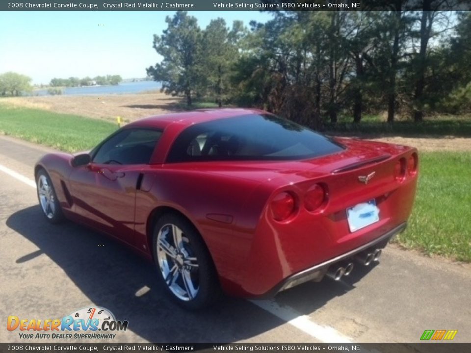 2008 Chevrolet Corvette Coupe Crystal Red Metallic / Cashmere Photo #5