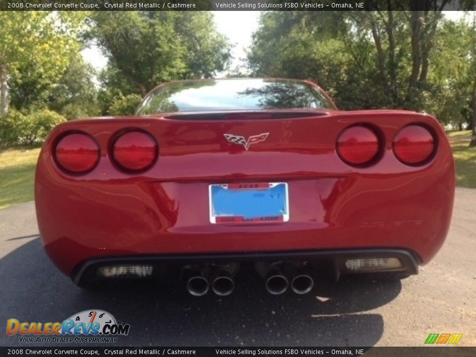 2008 Chevrolet Corvette Coupe Crystal Red Metallic / Cashmere Photo #6