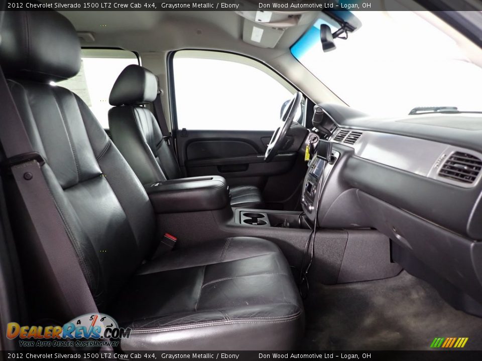 2012 Chevrolet Silverado 1500 LTZ Crew Cab 4x4 Graystone Metallic / Ebony Photo #25