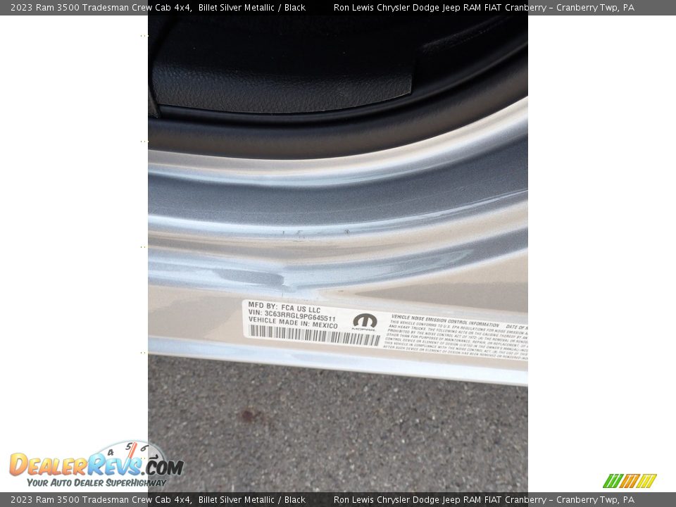 2023 Ram 3500 Tradesman Crew Cab 4x4 Billet Silver Metallic / Black Photo #20