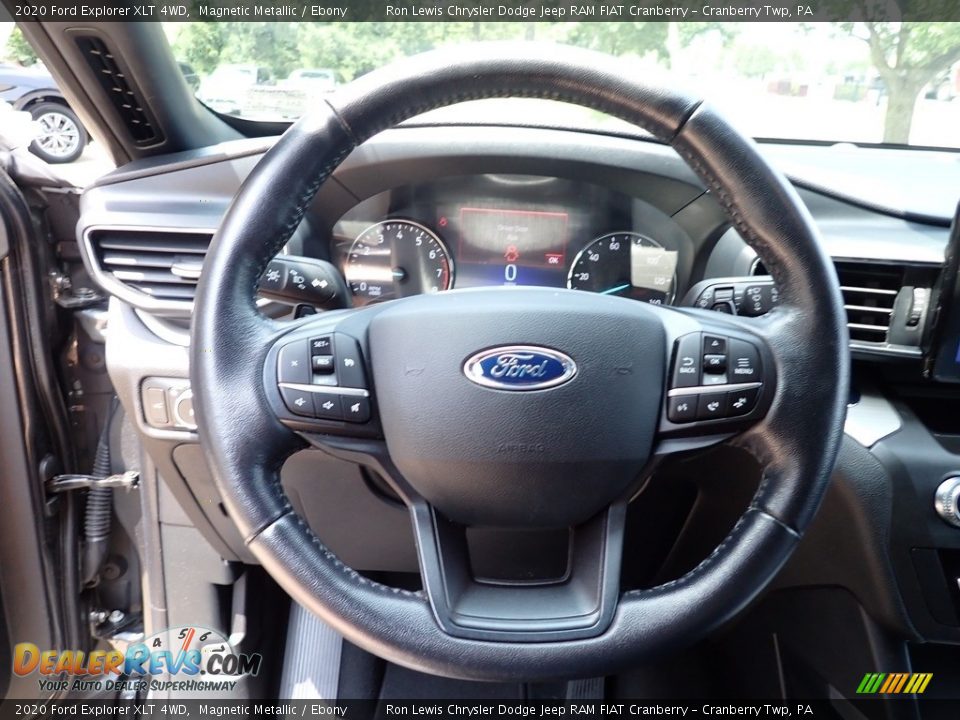 2020 Ford Explorer XLT 4WD Magnetic Metallic / Ebony Photo #19