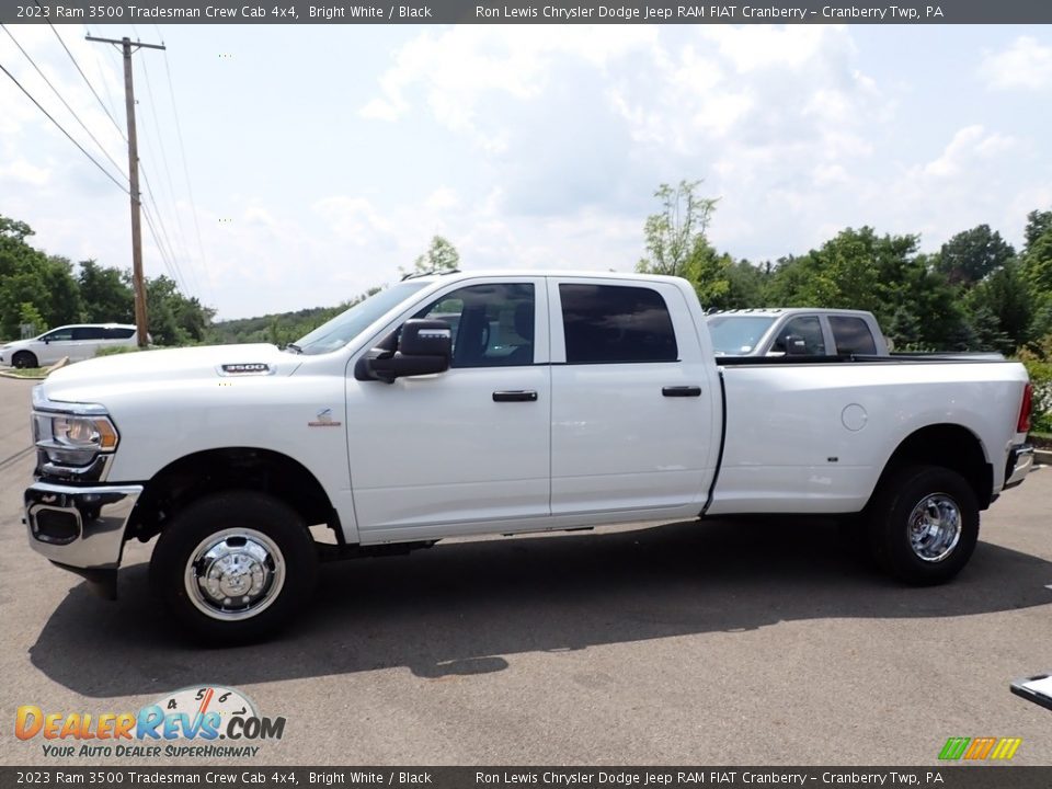 2023 Ram 3500 Tradesman Crew Cab 4x4 Bright White / Black Photo #2