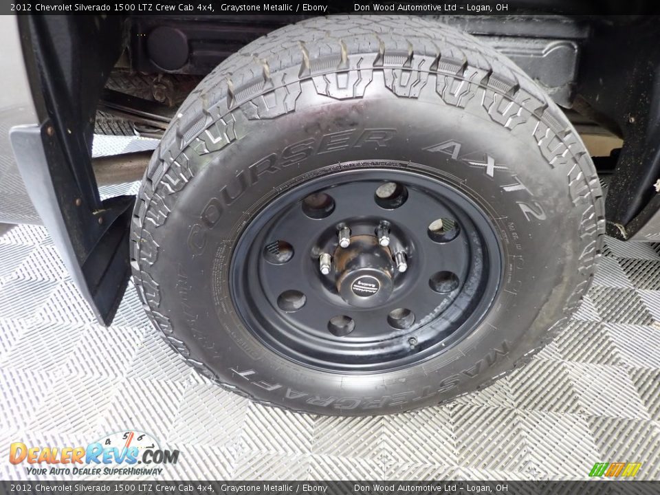 2012 Chevrolet Silverado 1500 LTZ Crew Cab 4x4 Graystone Metallic / Ebony Photo #28