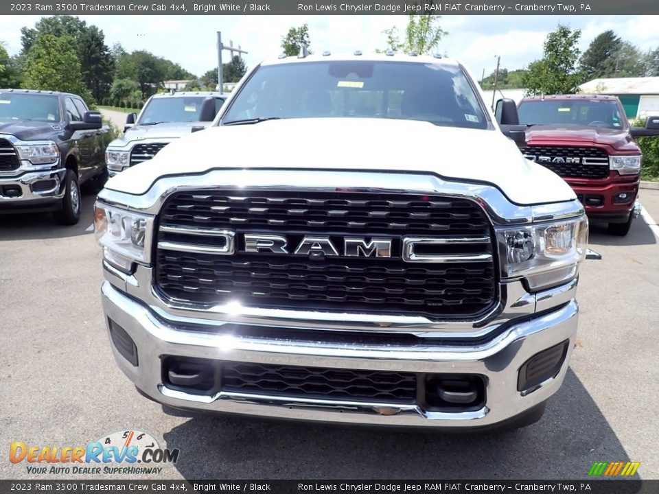 2023 Ram 3500 Tradesman Crew Cab 4x4 Bright White / Black Photo #3