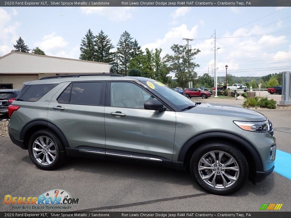 Silver Spruce Metallic 2020 Ford Explorer XLT Photo #4