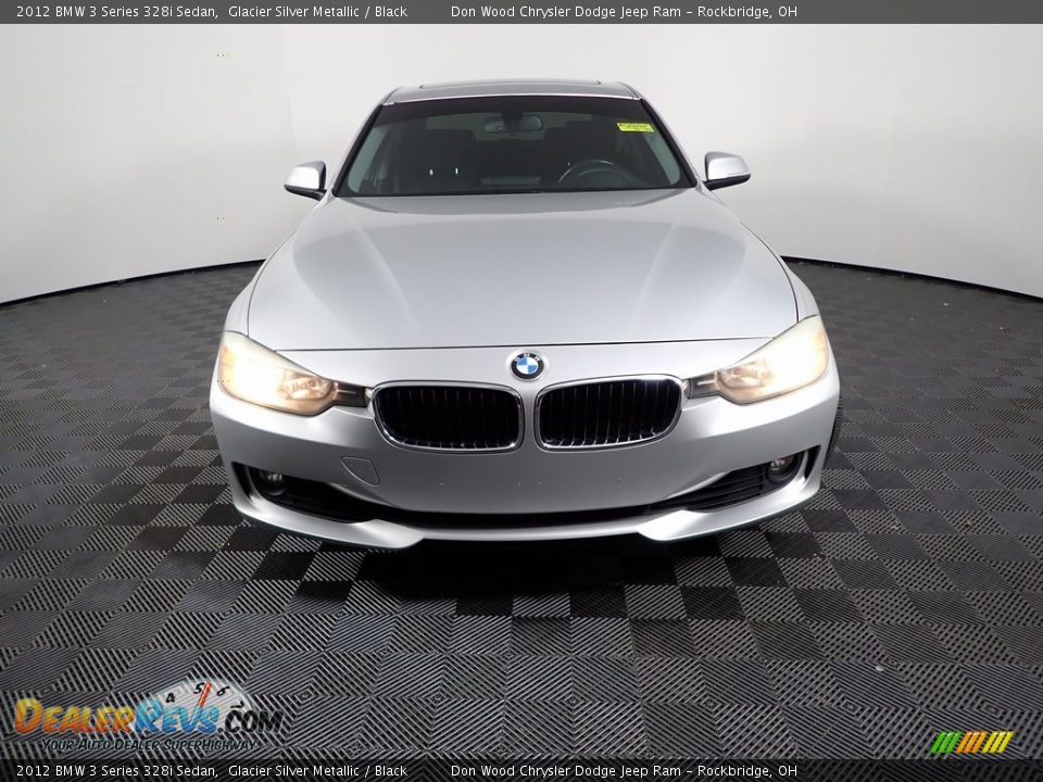 2012 BMW 3 Series 328i Sedan Glacier Silver Metallic / Black Photo #6