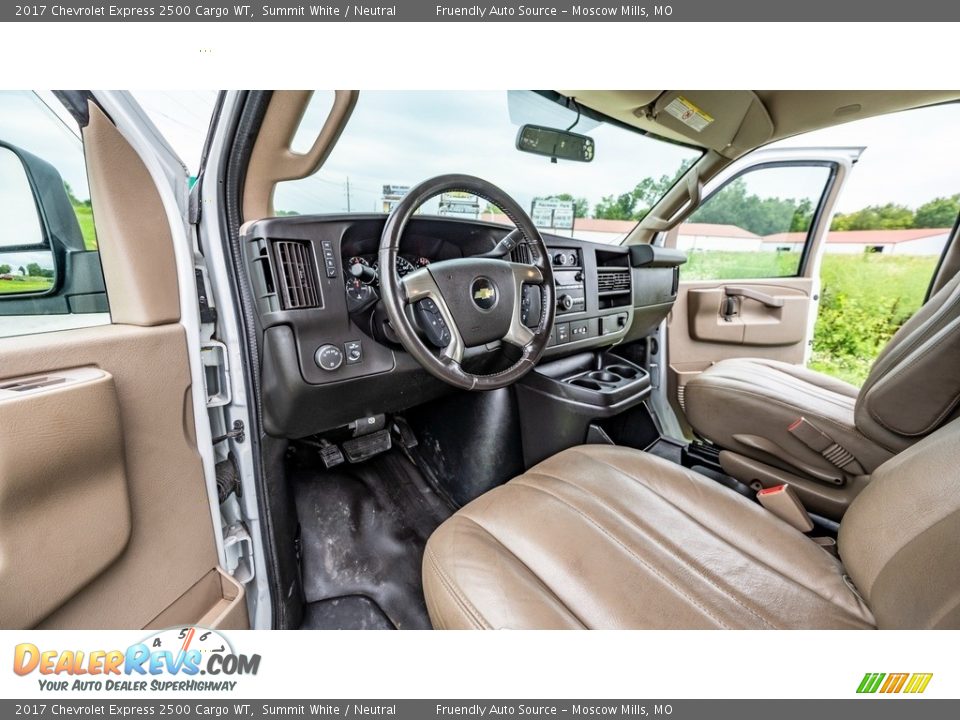 Neutral Interior - 2017 Chevrolet Express 2500 Cargo WT Photo #19