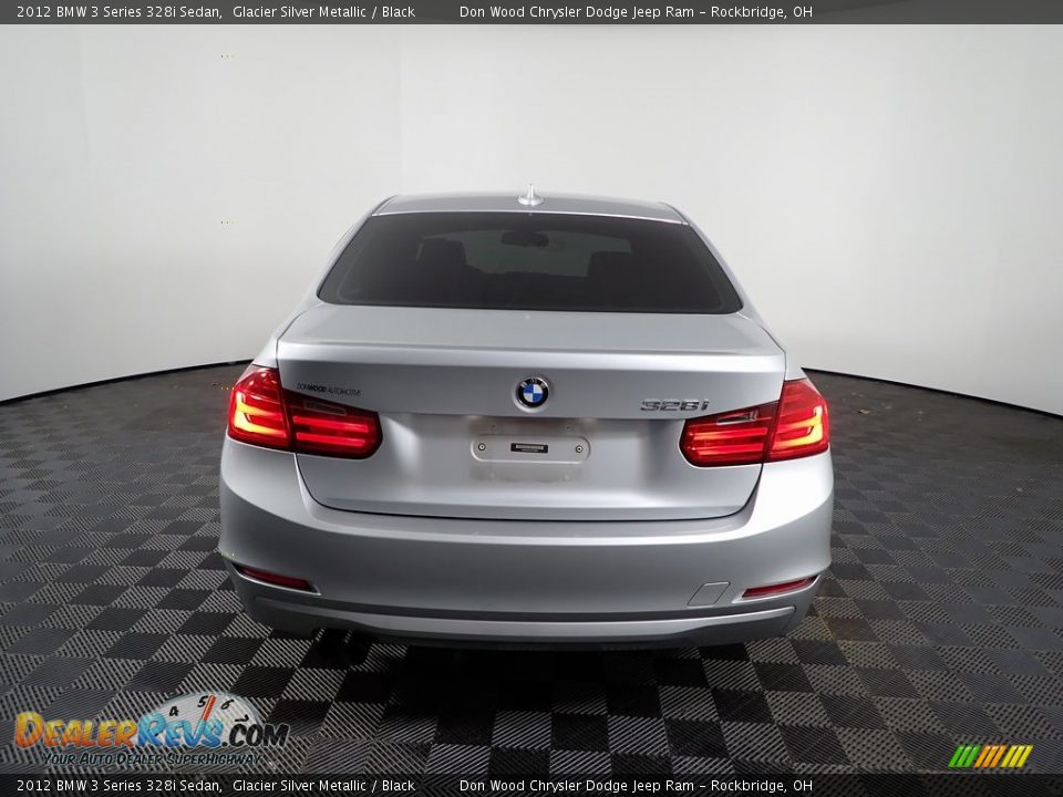 2012 BMW 3 Series 328i Sedan Glacier Silver Metallic / Black Photo #9