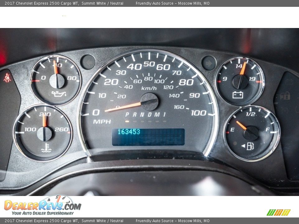 2017 Chevrolet Express 2500 Cargo WT Gauges Photo #29