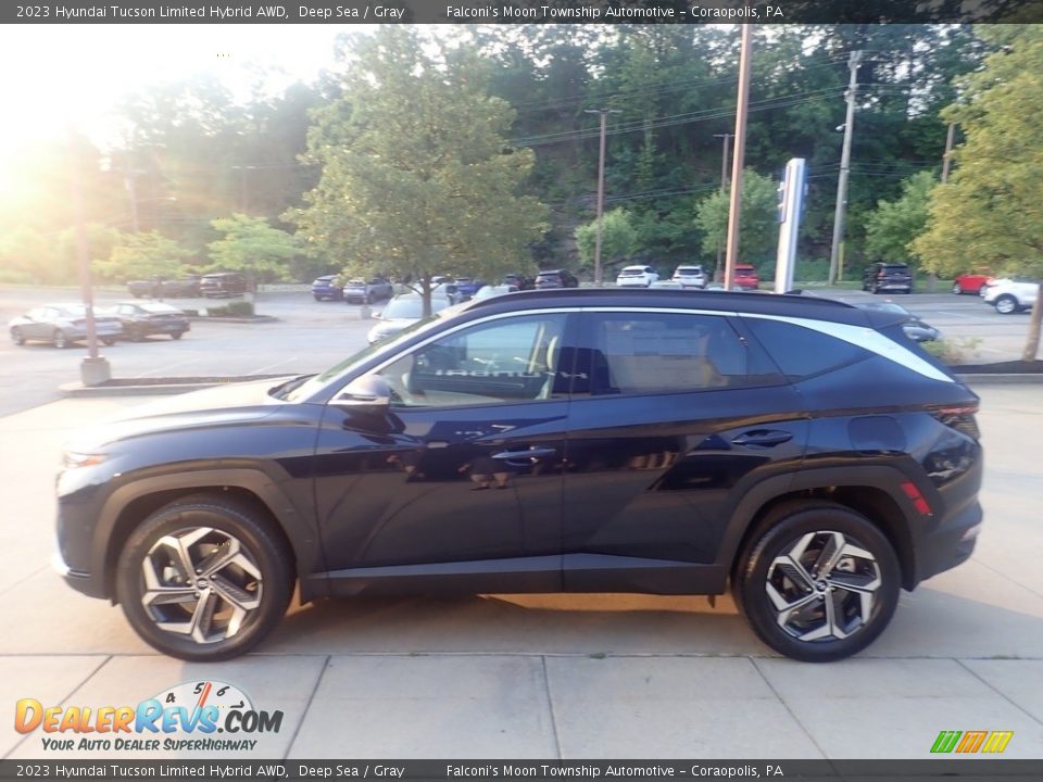 2023 Hyundai Tucson Limited Hybrid AWD Deep Sea / Gray Photo #6