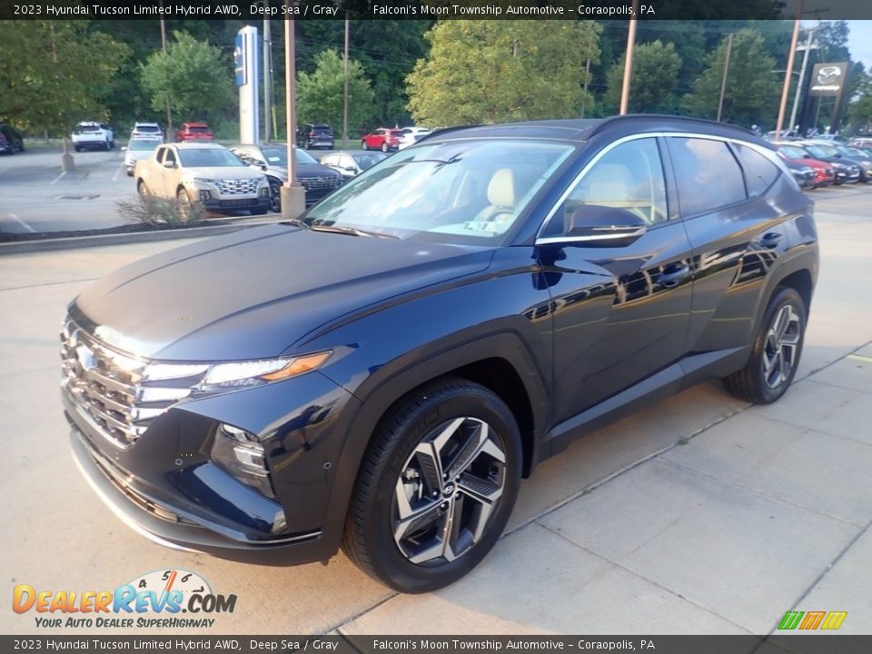 2023 Hyundai Tucson Limited Hybrid AWD Deep Sea / Gray Photo #7