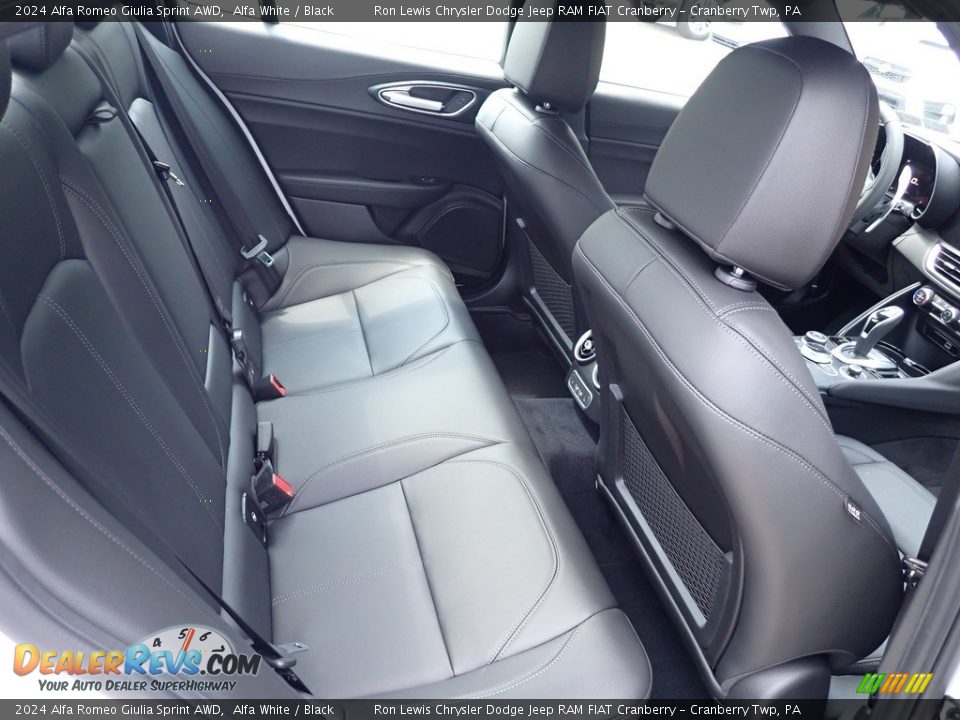 Rear Seat of 2024 Alfa Romeo Giulia Sprint AWD Photo #11