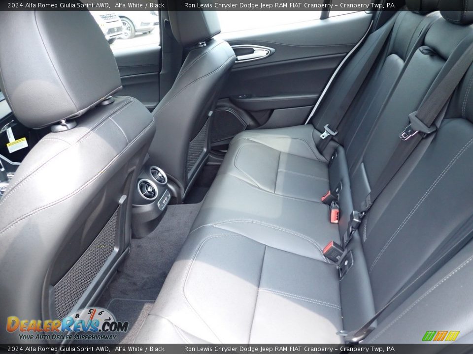 Rear Seat of 2024 Alfa Romeo Giulia Sprint AWD Photo #12