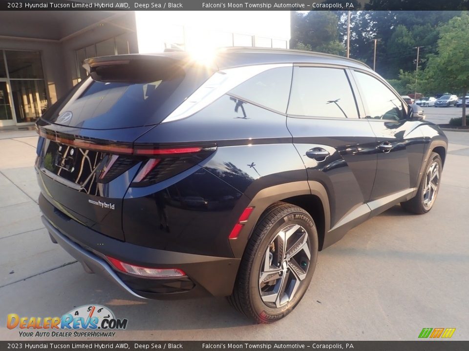 2023 Hyundai Tucson Limited Hybrid AWD Deep Sea / Black Photo #2