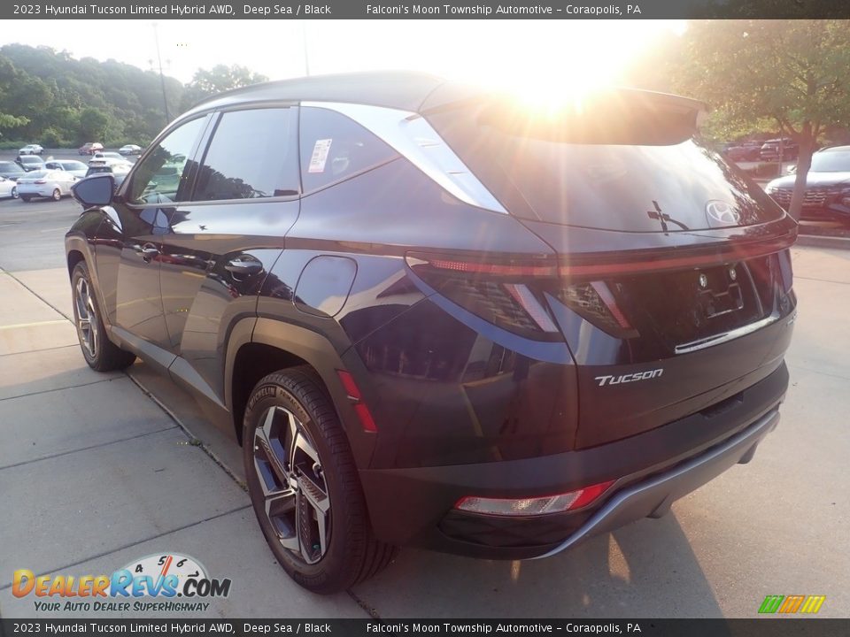 2023 Hyundai Tucson Limited Hybrid AWD Deep Sea / Black Photo #5